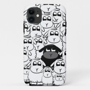 Cute black sheep iphone case