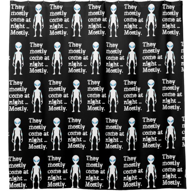 Cute black white alien quote (Front)