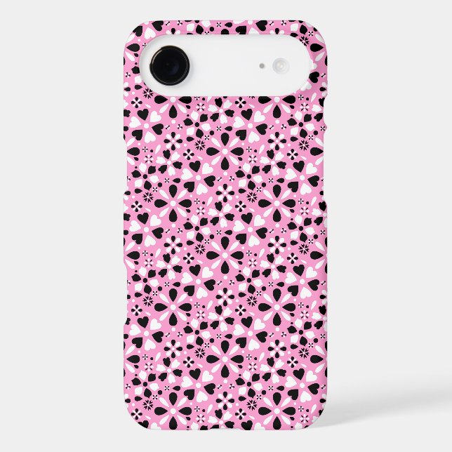 Cute black white flowers (Back)
