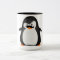 Cute Black  White Penguin And  Funny Moustache