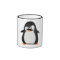 Cute Black  White Penguin And  Funny Moustache