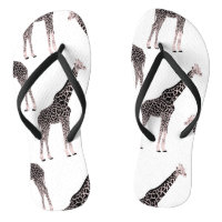 Cute Black White Pink Giraffe