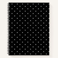 Cute black white polka dot pattern elegant stylish