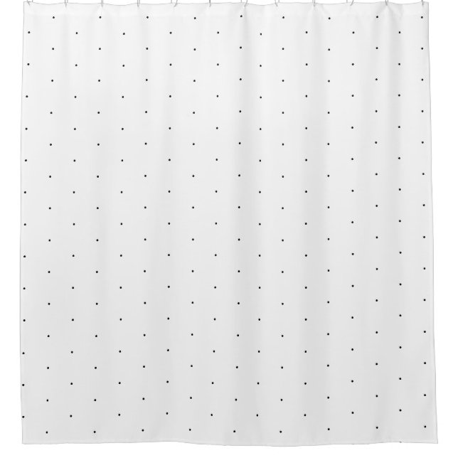 Cute Black white tiny polka dots elegant pattern (Front)