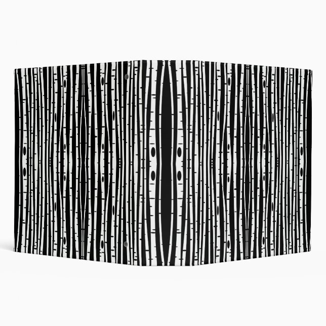Cute black white tree pattern mouse pad drum stick binder (Background)