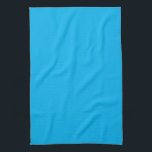Cute Blank Template Elegant Sky Blue Solid Colour Kitchen Towel<br><div class="desc">Custom Upload Add Your Monogram Initial Photo or Logo Text Name Elegant Modern Cute Kitchen & Dining / Table & Kitchen Linens/ Blank Template Sky Blue Solid Colour Kitchen Towel.</div>