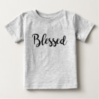 cute BLESSED script lettering |