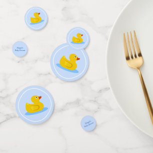Cute Bleu Caoutchouc Baby shower Confetti