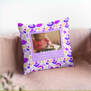 Cute Blobs Graduation Gifts for Kindergarteners Throw Pillow