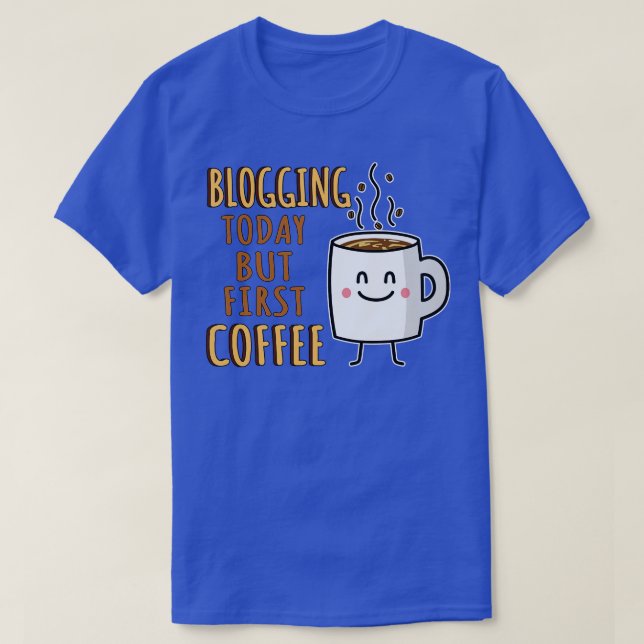 Cute Blogging T-Shirt (Design Front)