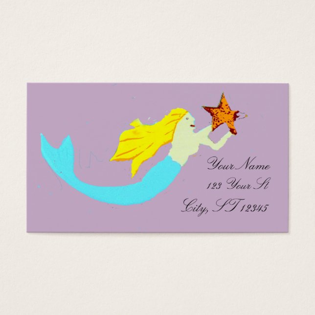 Cute Blonde Mermaid with Star Thunder_Cove (Front)