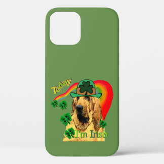 Cute Bloodhound St Patricks Day iPhone 12 Case