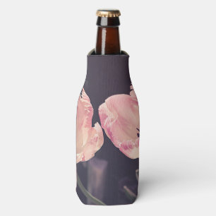 Cute Blooming Tulips -Personalized Bottle Cooler