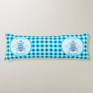 Cute Blue Baby Boy Bee Custom Body Pillow