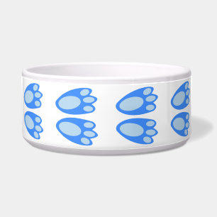 Cute Blue Baby Boy Bunny Feet Easter Patterned