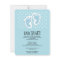 Cute Blue Baby Boy Footprints Baby Shower