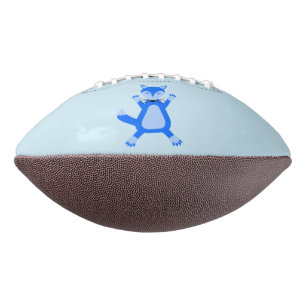 Cute Blue Baby Boy Fox Football