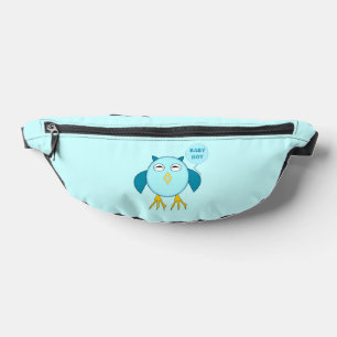 Cute Blue Baby Boy Owl Fanny Pack