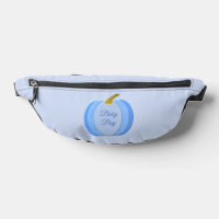 Cute Blue Baby Boy Pumpkin Custom