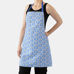 Cute Blue Baby Boy Pumpkin Patterned Apron