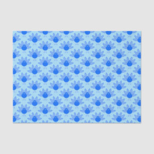 Cute Blue Baby Boy Thanksgiving Turkey Patterned Tissue Paper
