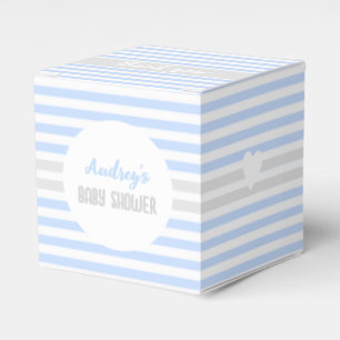 Cute Blue Baby Shower Favour Box