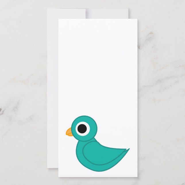 Cute blue bird (Front)