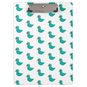 Cute blue bird clipboard
