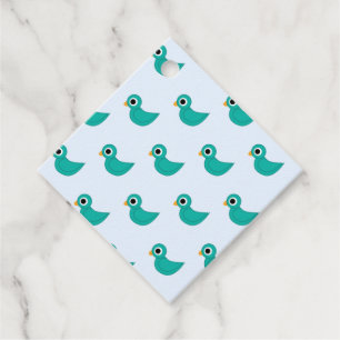 Cute blue bird favour tags