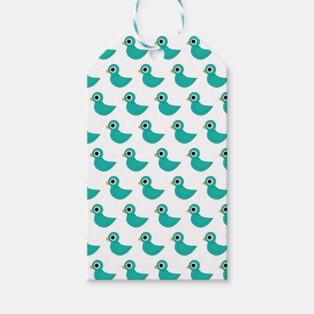 Cute blue bird gift tags (Front)