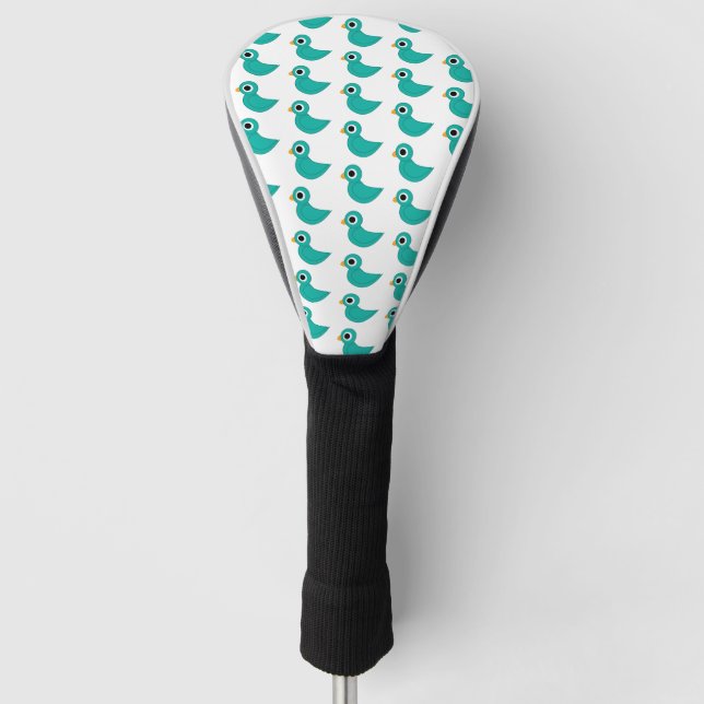 Cute blue bird golf head cover (Front)