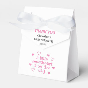 Cute Blue Boy Baby Shower Favor Box