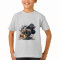 Cute Blue Brown Big Race Monster Truck Kids'