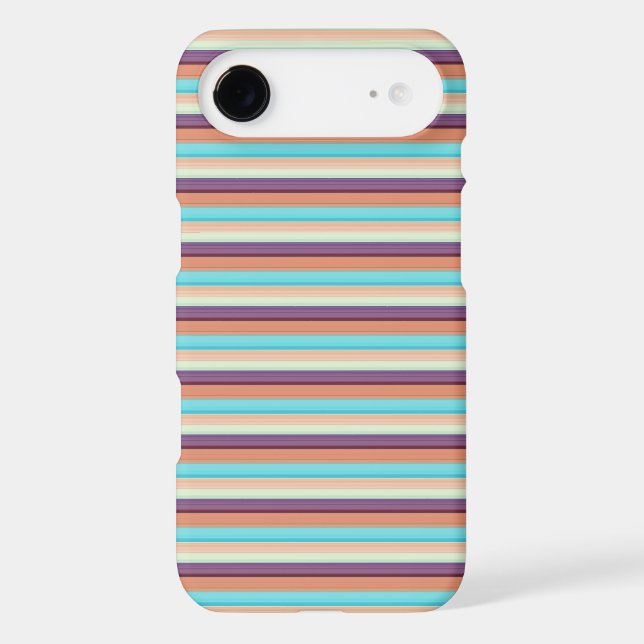 Cute blue brown stripes  (Back)