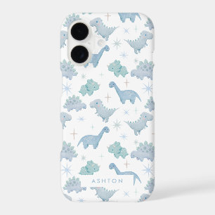 Cute Blue Dinosaur Pattern Boys