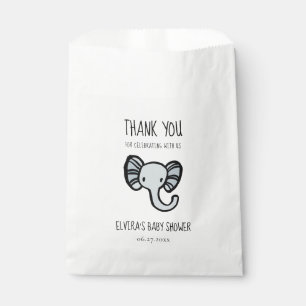 Cute blue elephant Baby shower Favour Bag