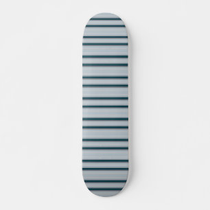 Cute blue gray stripes skateboard