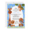 Cute Blue Monkey & Pals Boy Baby Shower