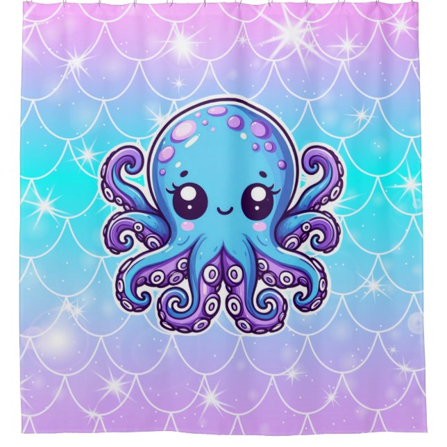 Cute blue octopus (Front)