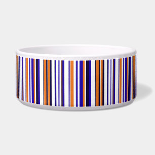 Cute blue orange stripes