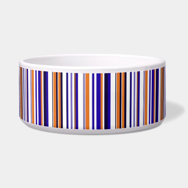 Cute blue orange stripes (Front)