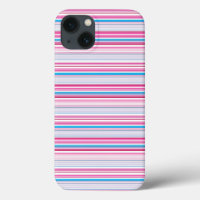 Cute blue pink stripes