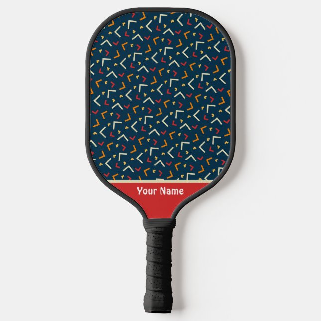 Cute Blue Pro Pickleball Paddle (Back)