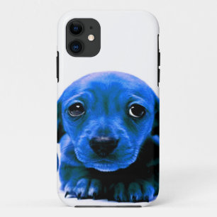 Cute Blue Puppy Dog Personalize IT iPhone 11 Case