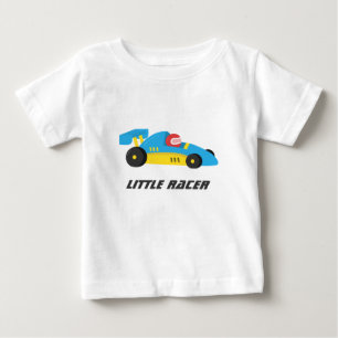 Cute Blue Race Car for The Little Racer Baby T-Shirt