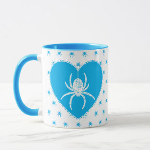 Cute Blue Spider Mug