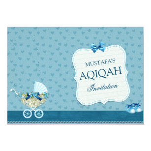 Aqeeqah Invitations Announcements Zazzle CA