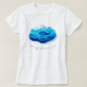 Cute Blue Whale T-Shirt