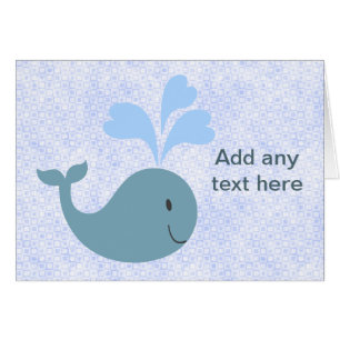 Cute Blue Whales Add Your Text