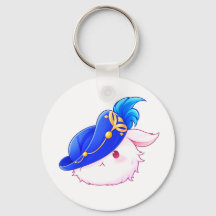 Cute Blue Wizard Bunny Sticker
